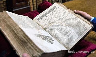 出版界的圣杯：莎翁《第一对开本》拍卖187万英镑(图1)