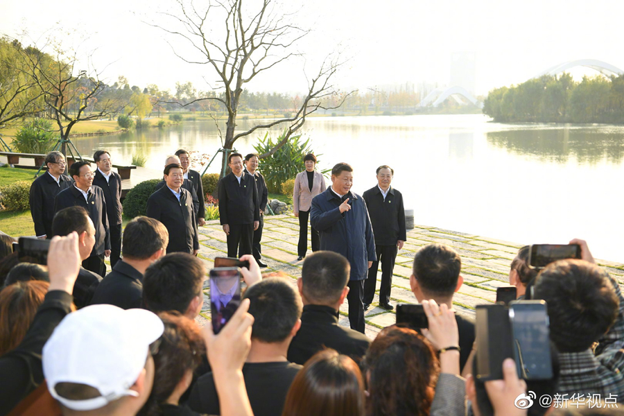 习近平在扬州考察调研